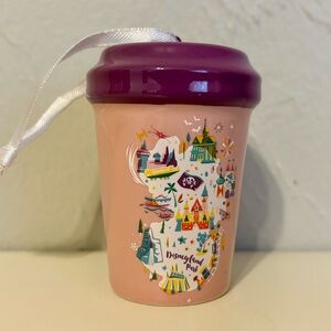 Starbucks 2020 Disneyland Resort Map Mini Travel Tumbler Ceramic Ornament